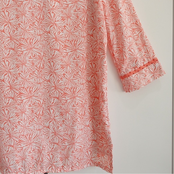 Southern Tide Hailey Printed Performance Tunic - Conch Shell Sz Small Stretch - Picture 10 of 12